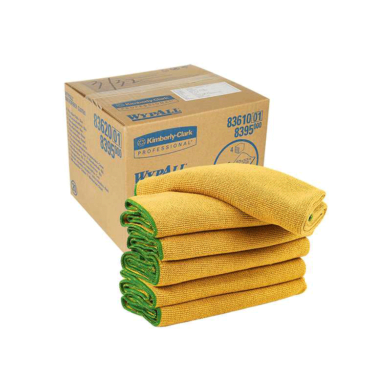 金佰利83610WypAll勁拭超細纖維擦拭布(黃色)圖片4 金佰利83610WypAll勁拭超細纖維擦拭布(黃色)圖片4