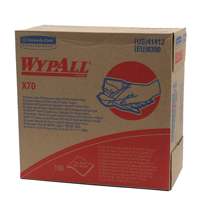 金佰利41412 WypAII勁拭X70擦拭布抽取式擦拭紙圖片3