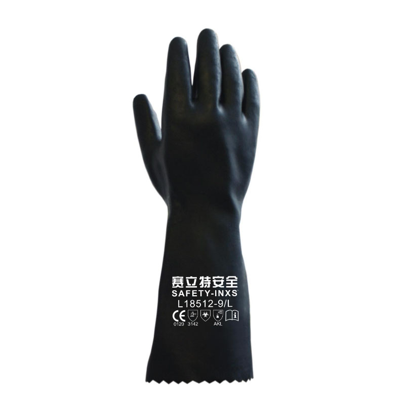 賽立特L18512-10氯丁橡膠防化手套圖片1