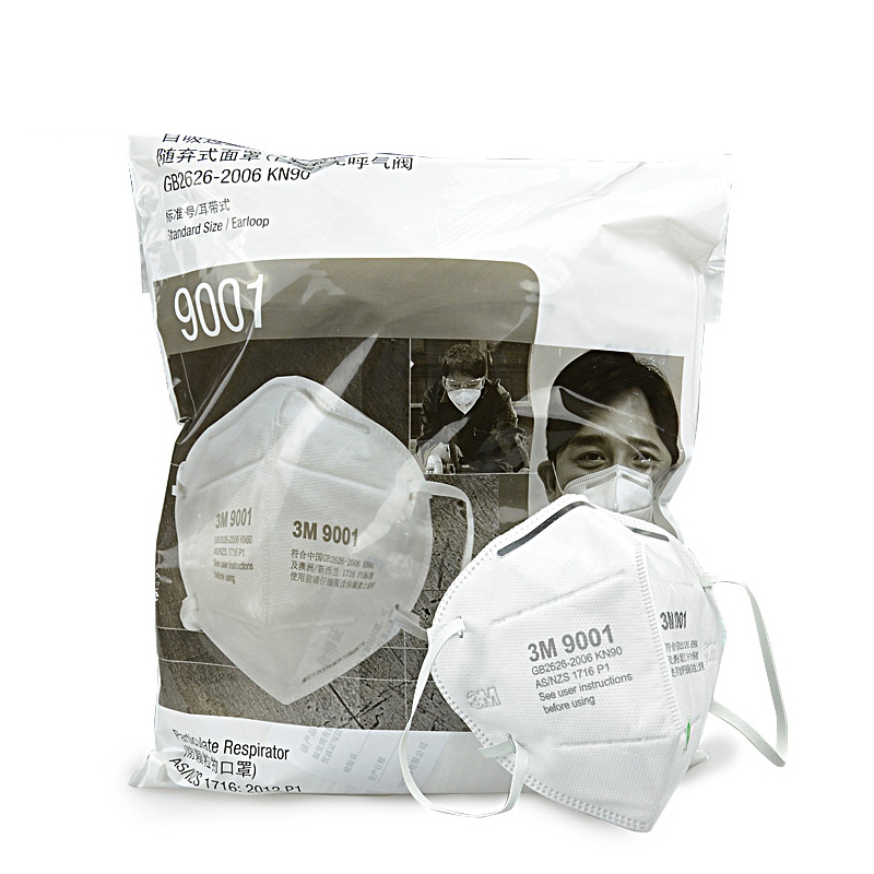 3M9001折疊式耳帶式KN90防塵口罩(雙片裝)圖片4 3M9001折疊式耳帶式KN90防塵口罩(雙片裝)圖片4