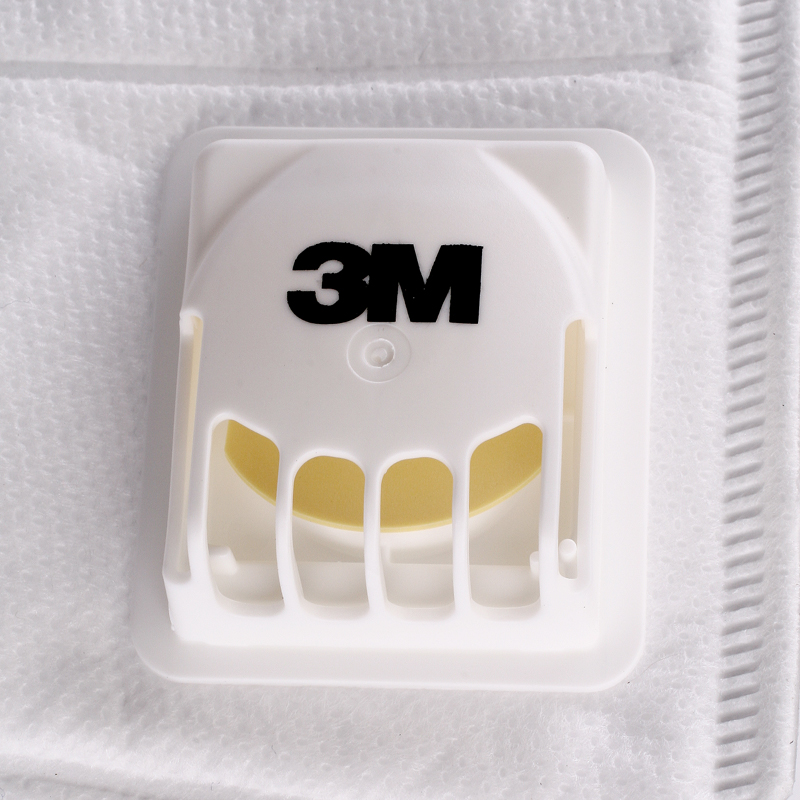 3M9002V折疊式帶閥顆粒物防護口罩圖片3