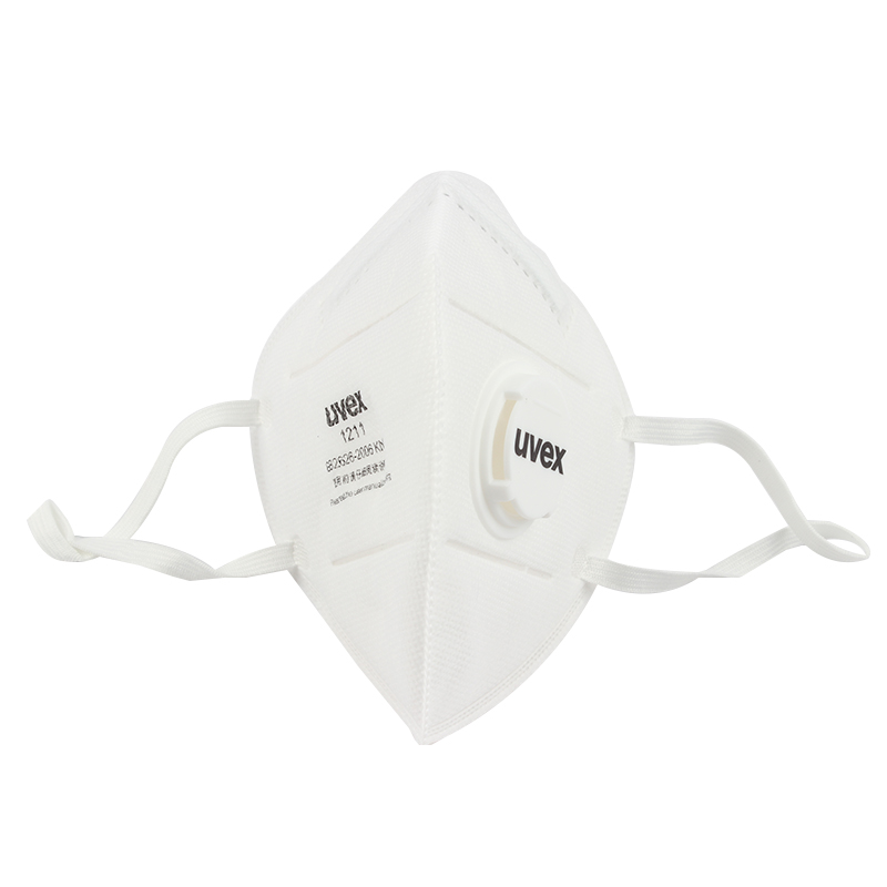 UVEX優唯斯8721211折疊式帶閥KN95防塵口罩圖片3
