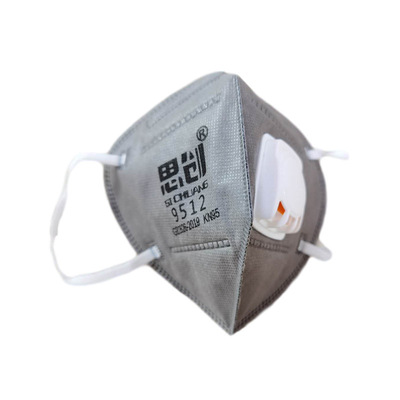 思創(chuàng)9512+ 566耳帶式帶閥活性炭防塵口罩圖片1