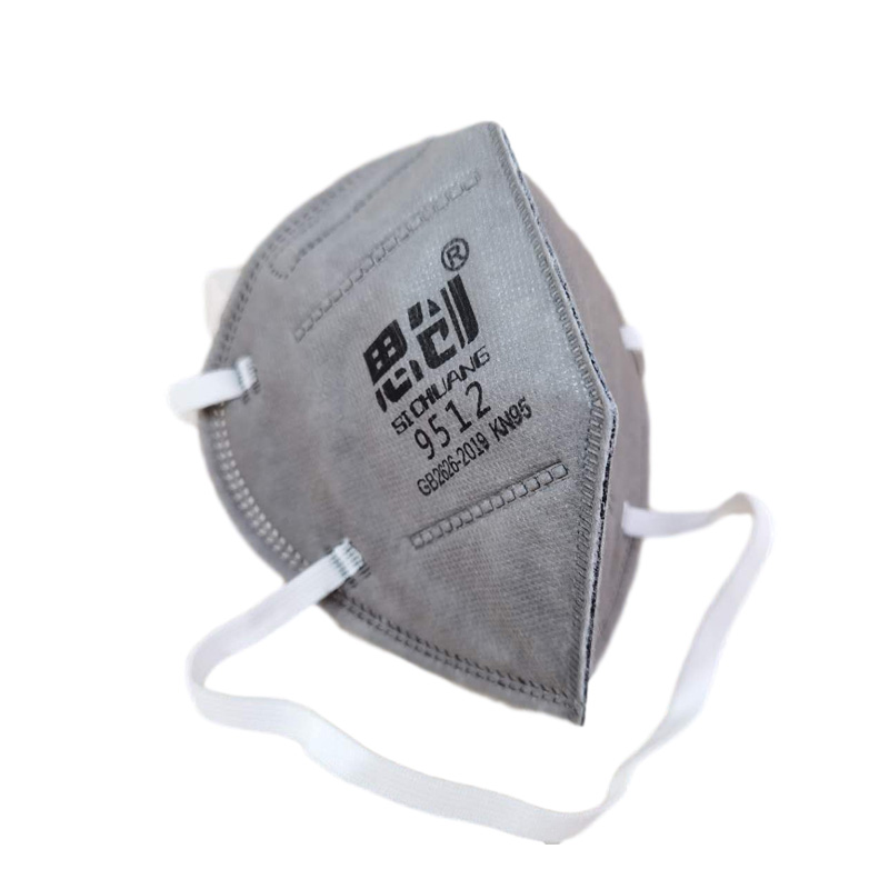 思創9512 166活性炭頭帶式帶閥KN95防塵口罩圖片4