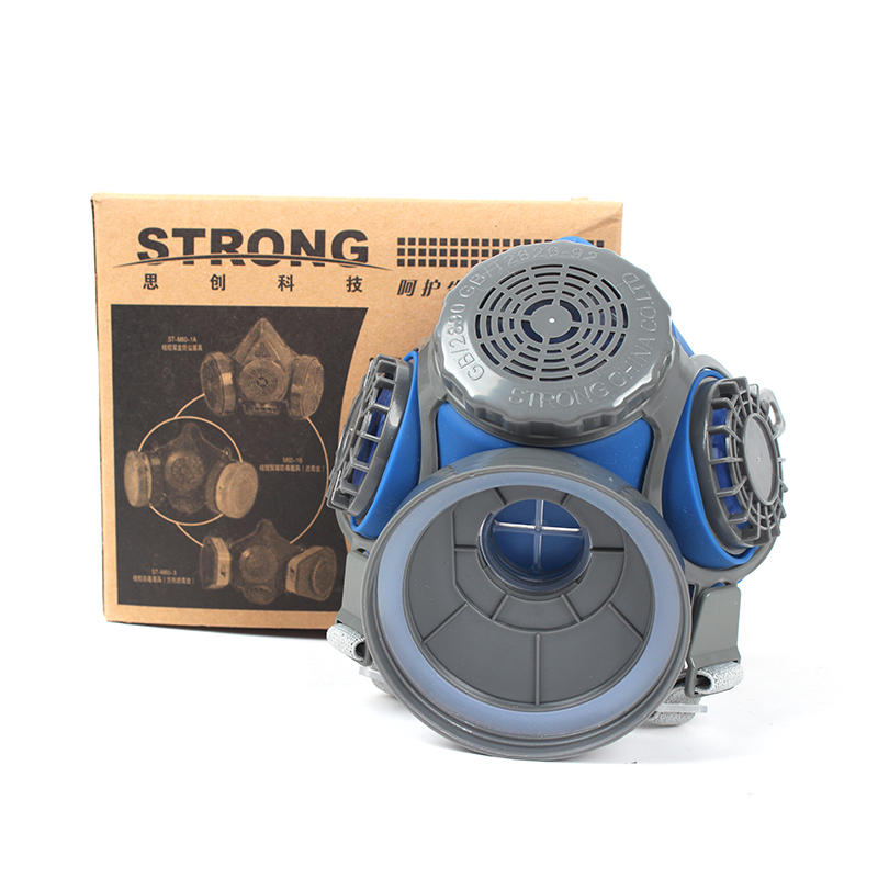 思創ST-M60G-2B單罐半面罩防毒面具圖片3