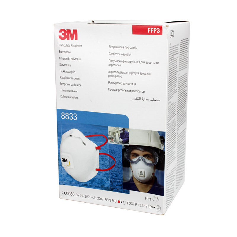 3M 8833FFP3防護口罩圖片4 3M 8833FFP3防護口罩圖片4