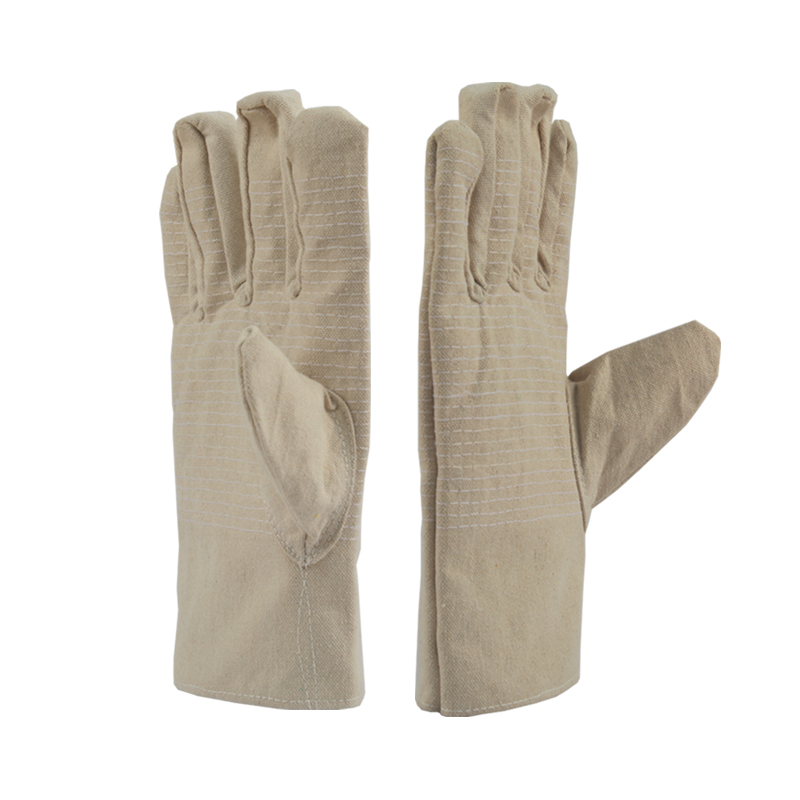 君御7324黃甲24道線帆布手套圖片1 君御7324黃甲24道線帆布手套圖片1