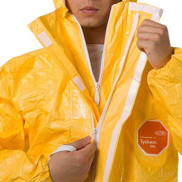 Dupont杜邦Tychem2000C Plus帶帽連體防護服CHZ5圖片1 Dupont杜邦Tychem2000C Plus帶帽連體防護服CHZ5圖片1