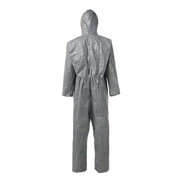 杜邦Tychem6000 TF198T GY防化服帶帽連體化學防護服圖片2