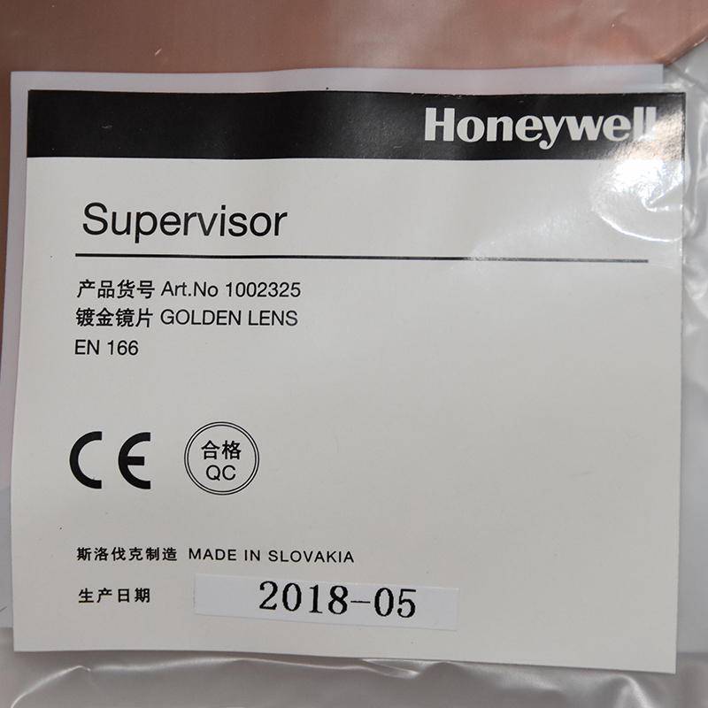 Honeywell霍尼韋爾1002325聚碳酸酯PC鍍金防沖擊面屏圖片2 Honeywell霍尼韋爾1002325聚碳酸酯PC鍍金防沖擊面屏圖片2