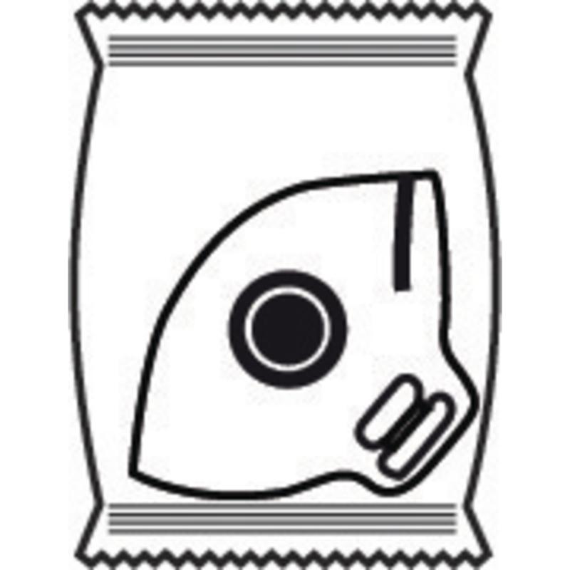 代爾塔104022FFP2級無紡布帶閥防塵口罩圖片1