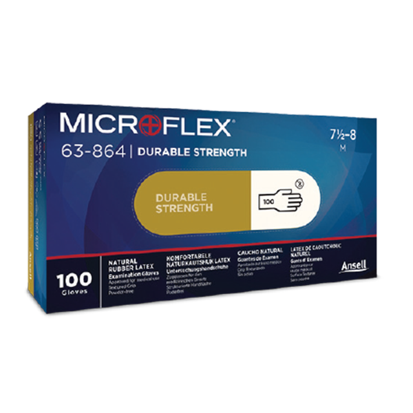 Ansell安思爾63-864MICROFLEX膠乳手套 圖片1 Ansell安思爾63-864MICROFLEX膠乳手套 圖片1