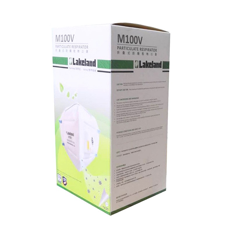 雷克蘭M100V (工業裝)帶呼吸閥防塵口罩圖片1 雷克蘭M100V (工業裝)帶呼吸閥防塵口罩圖片1