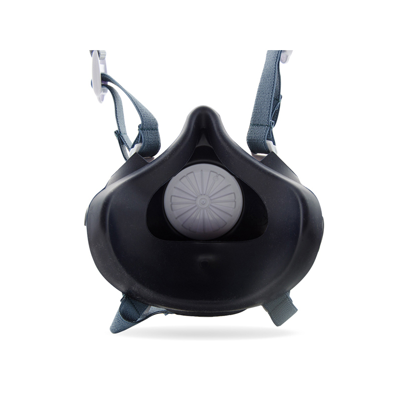 重松TW08SF雙濾盒硅膠防毒面具本體(自帶傳聲器)圖片2