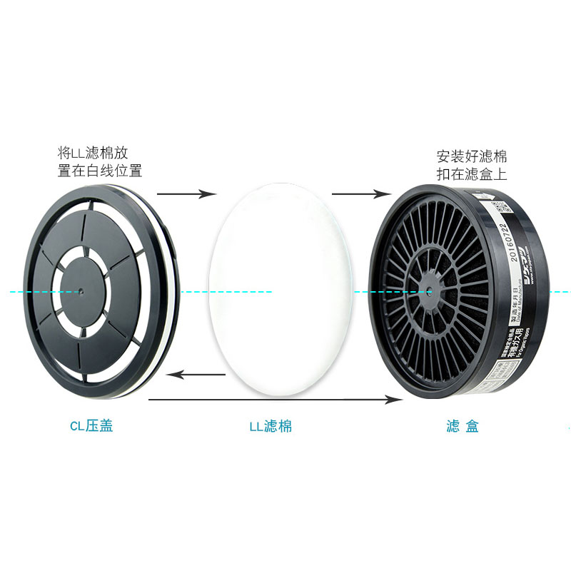 重松LL前置濾棉圖片3 重松LL前置濾棉圖片3