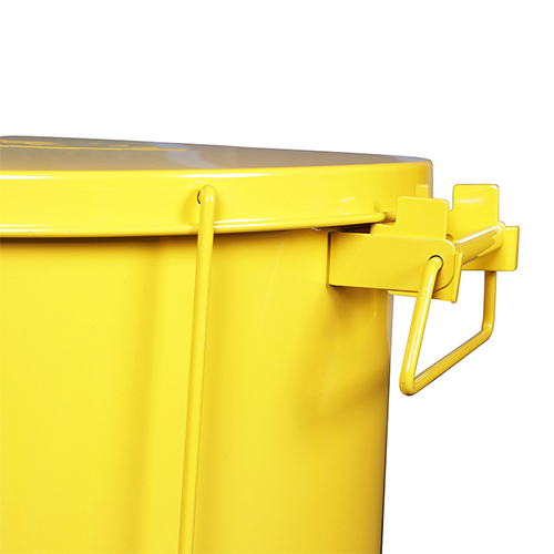 西斯貝爾WA8109500Y黃色防火垃圾桶圖片1