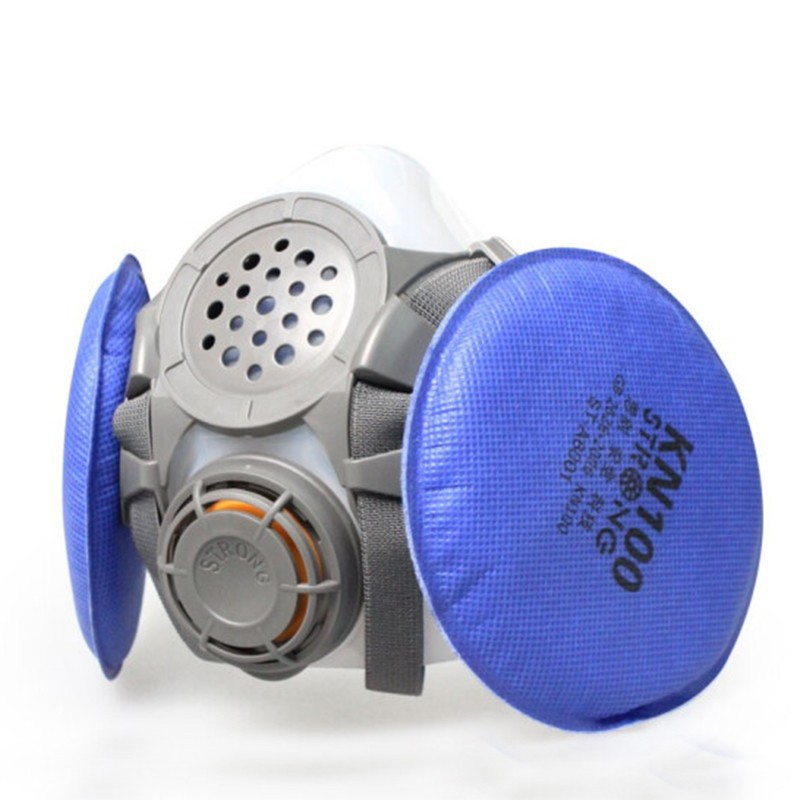 思創ST-M50G-3A硅膠雙罐防塵面具圖片1