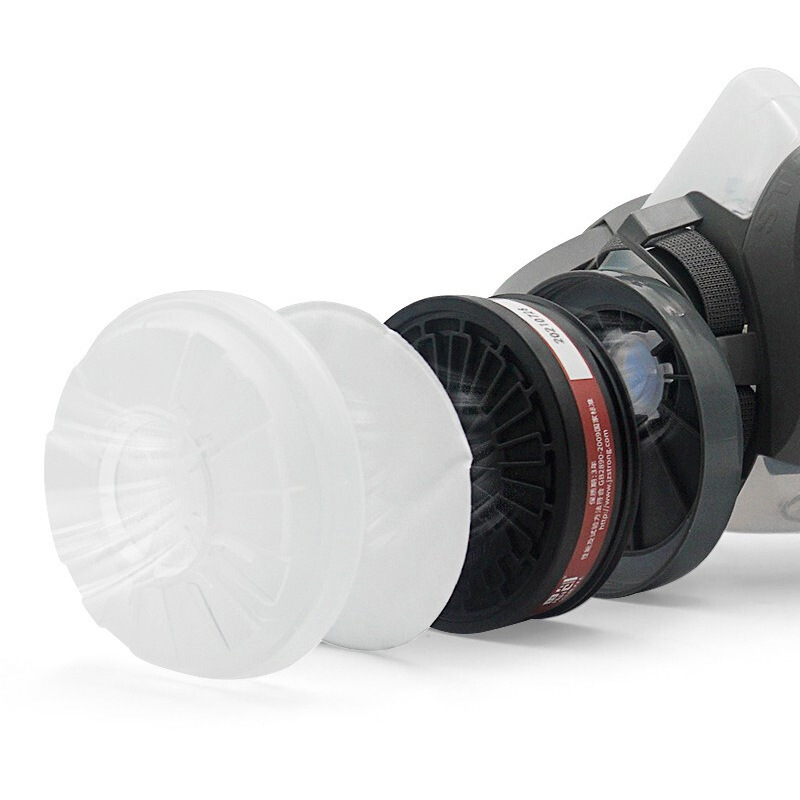 思創(chuàng)ST-M40-1B硅膠雙罐防毒面具圖片2