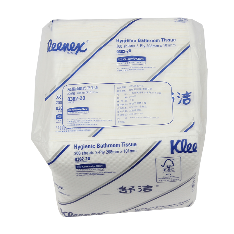 金佰利0382-20舒潔雙層抽取式衛(wèi)生紙圖片2