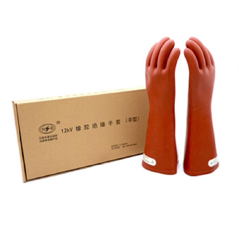 雙安CX121 12KV橡膠絕緣手套圖片4