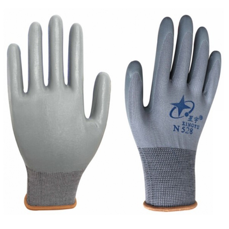 星宇N528尼龍丁腈勞保手套圖片2 星宇N528尼龍丁腈勞保手套圖片2