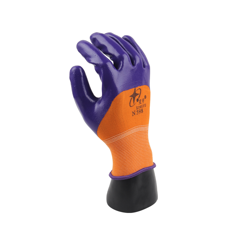 星宇N598尼龍丁腈半浸勞保手套圖片1 星宇N598尼龍丁腈半浸勞保手套圖片1