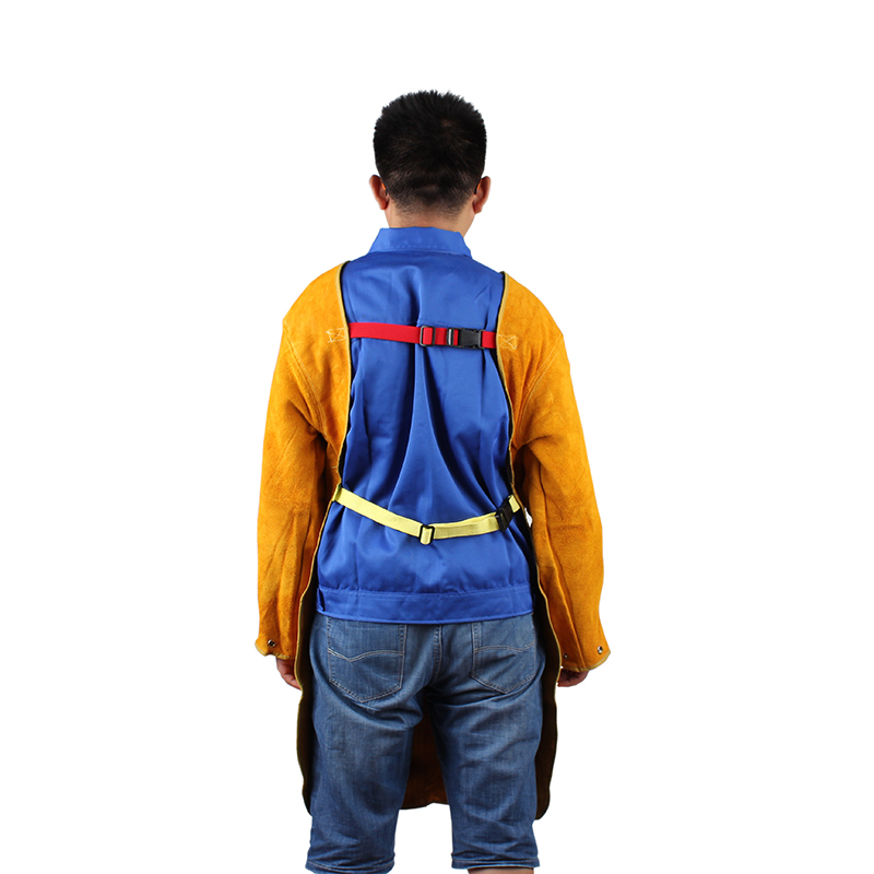 威特仕44-1847皮帶袖防火阻燃圍裙圖片3 威特仕44-1847皮帶袖防火阻燃圍裙圖片3