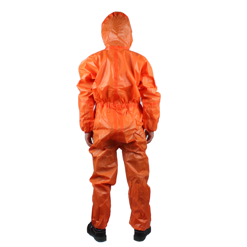 微護佳MC5000橙色雙袖連體防化服OR50-T-99-111-02圖片4