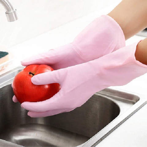 TOWA 762粉紅色耐油PVC手套圖片3 TOWA 762粉紅色耐油PVC手套圖片3