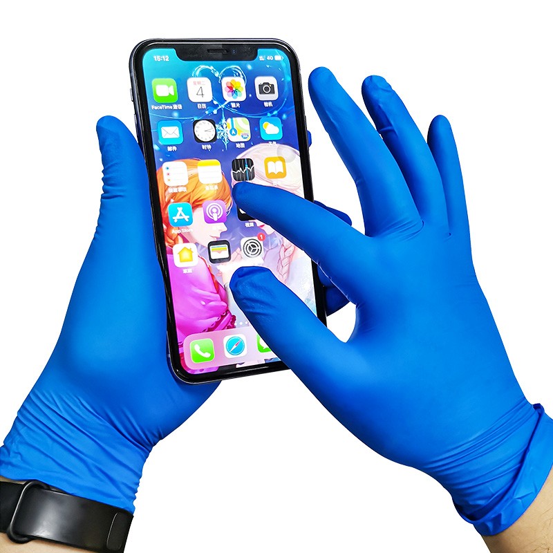 愛馬斯APFGWC42100藍色一次性丁腈手套圖片1 愛馬斯APFGWC42100藍色一次性丁腈手套圖片1