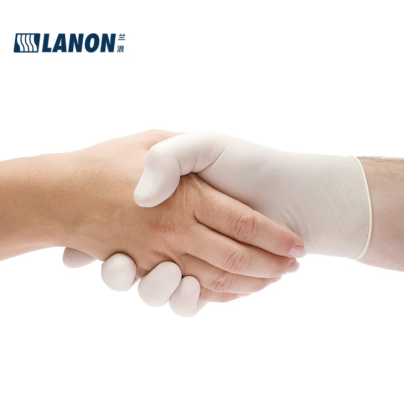 LANON蘭浪LD11食品級一次性乳膠手套圖片3