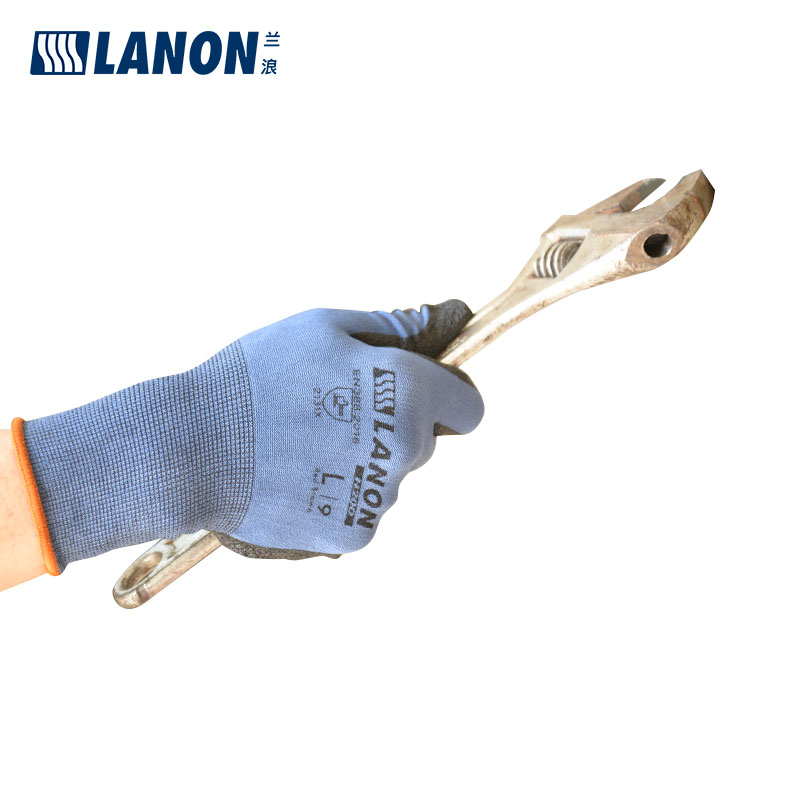LANON蘭浪H200橡膠涂掌勞保手套圖片4 LANON蘭浪H200橡膠涂掌勞保手套圖片4