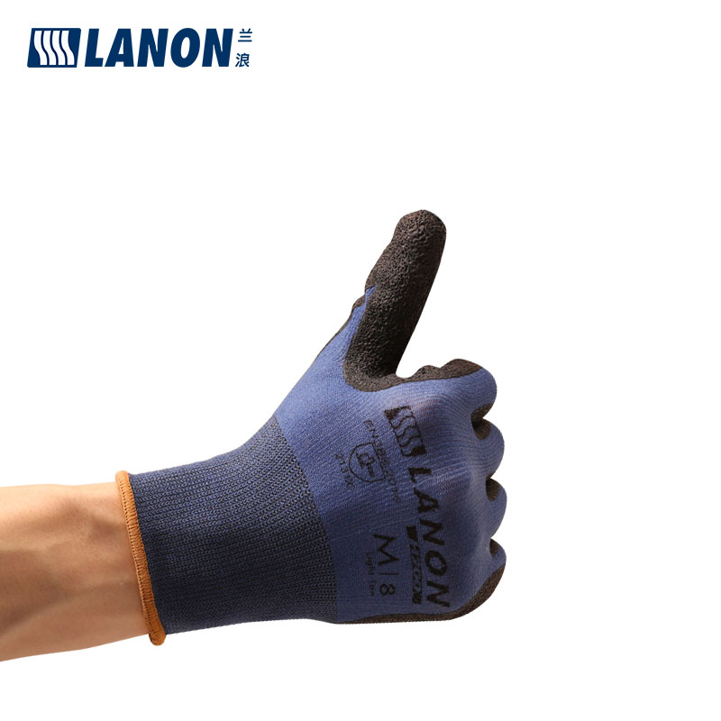 LANON蘭浪H200橡膠涂掌勞保手套圖片3 LANON蘭浪H200橡膠涂掌勞保手套圖片3