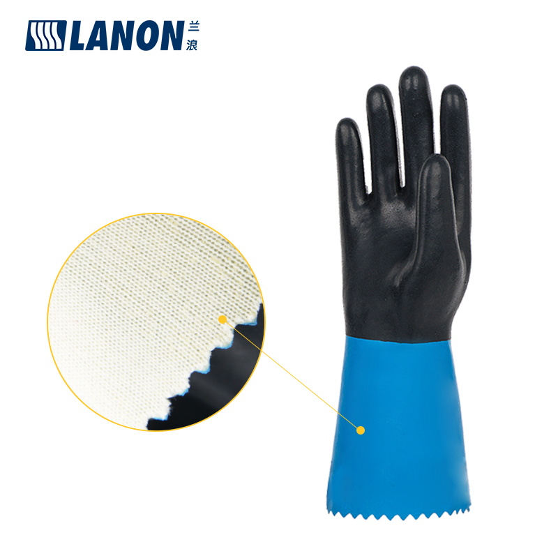 LANON蘭浪SR303氯丁橡膠防化手套圖片1 LANON蘭浪SR303氯丁橡膠防化手套圖片1