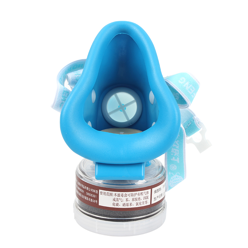 地球2596-1硅膠半面罩防毒面具圖片1