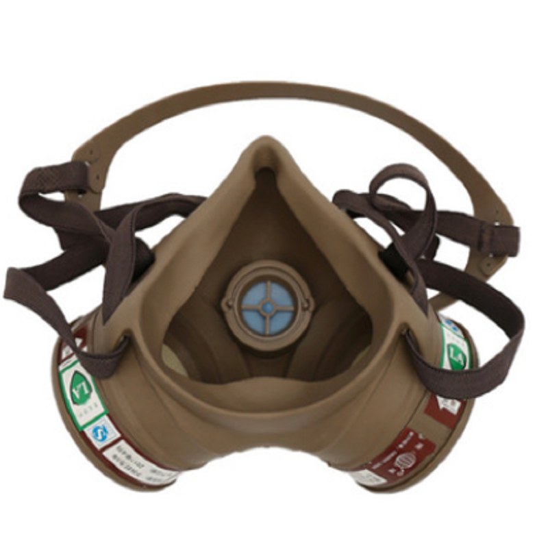 地球2588-4橡膠半面具防毒面具圖片2 地球2588-4橡膠半面具防毒面具圖片2