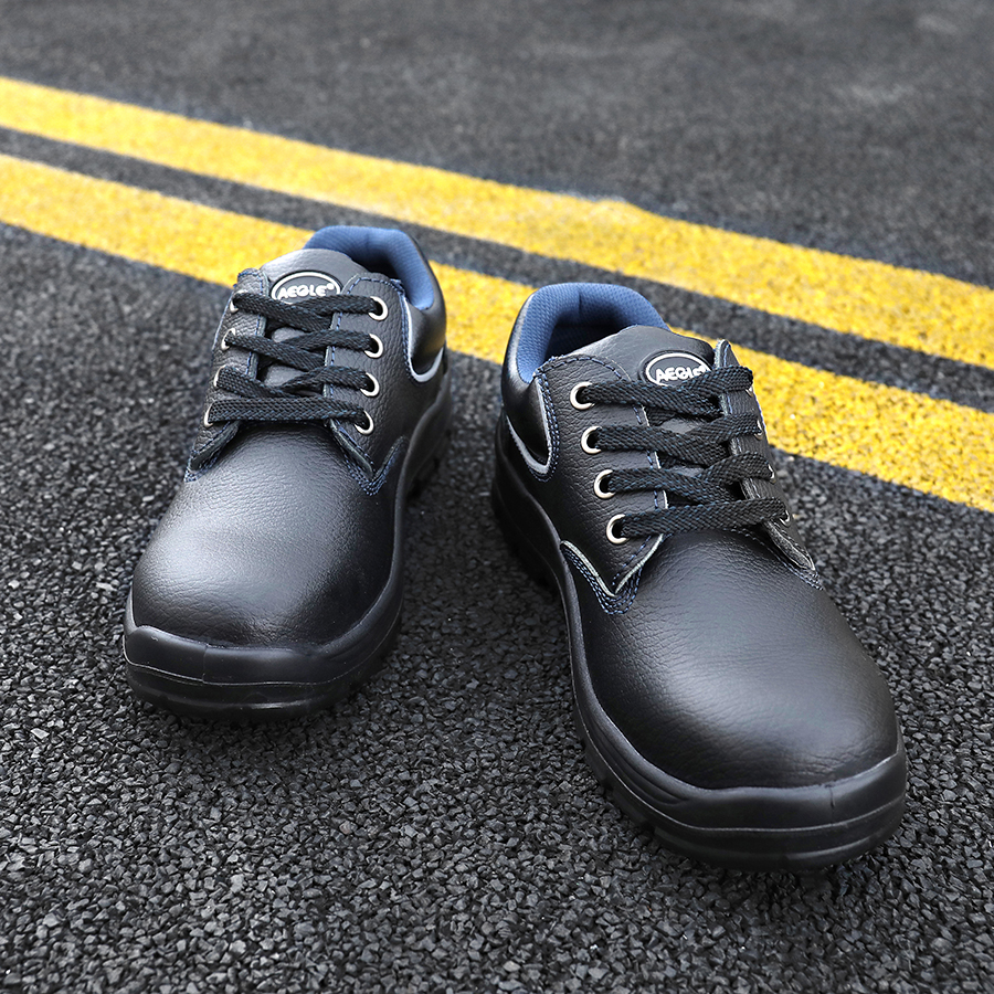 羿科60725101鋼頭鋼板防靜電黑色低幫安全鞋圖片4 羿科60725101鋼頭鋼板防靜電黑色低幫安全鞋圖片4