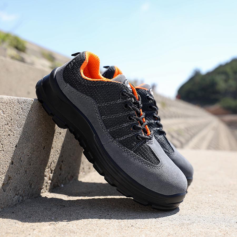 羿科60725108玻纖頭絕緣灰色低幫非金屬安全鞋圖片1 羿科60725108玻纖頭絕緣灰色低幫非金屬安全鞋圖片1