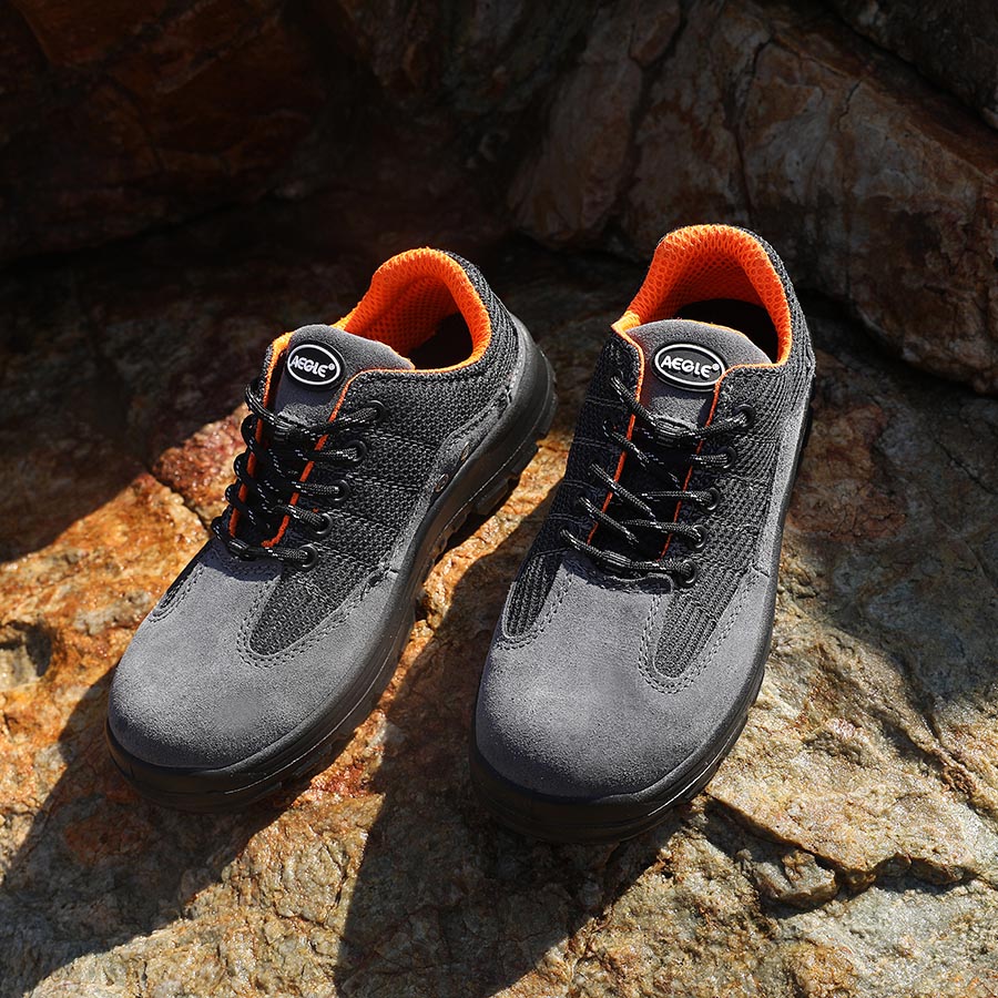 羿科60725108玻纖頭絕緣灰色低幫非金屬安全鞋圖片2 羿科60725108玻纖頭絕緣灰色低幫非金屬安全鞋圖片2