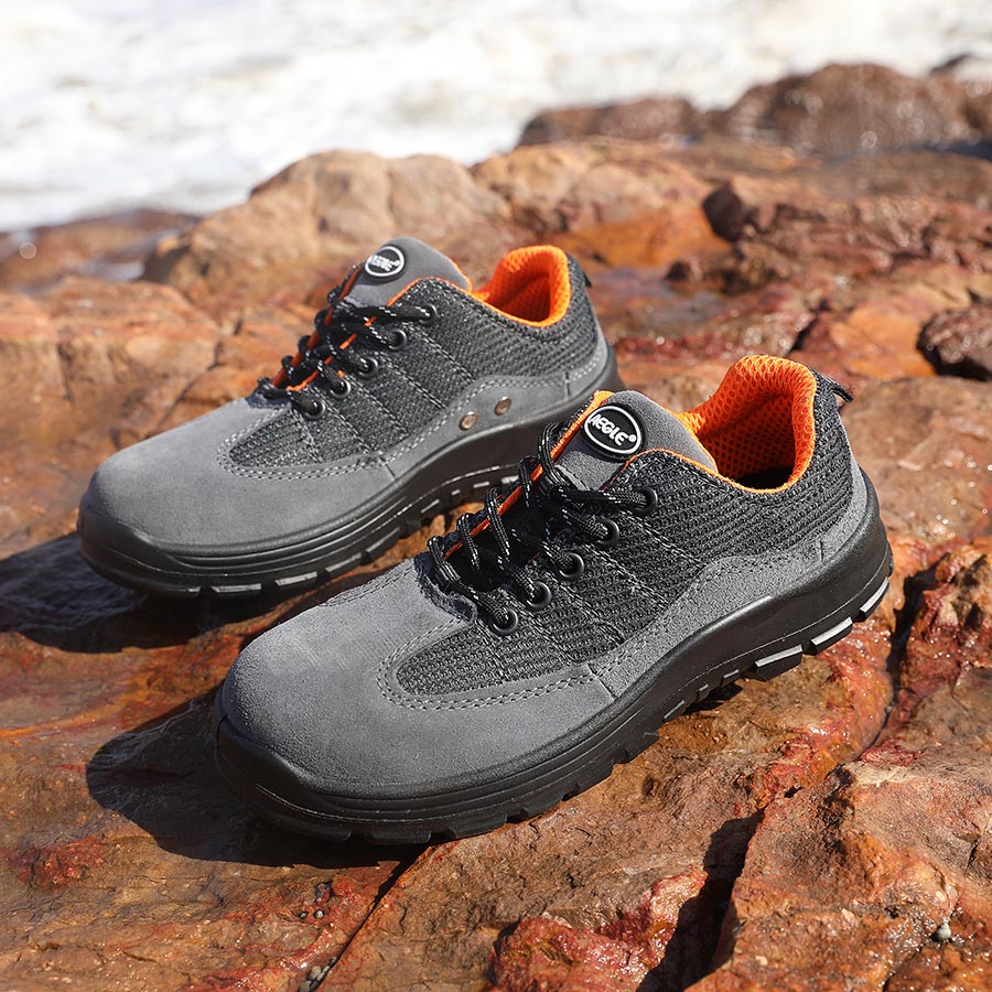 羿科60725108玻纖頭絕緣灰色低幫非金屬安全鞋圖片3 羿科60725108玻纖頭絕緣灰色低幫非金屬安全鞋圖片3