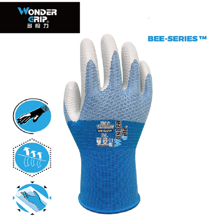 多給力WG-522W雙拼蜂巢耐磨勞保手套圖片1 多給力WG-522W雙拼蜂巢耐磨勞保手套圖片1