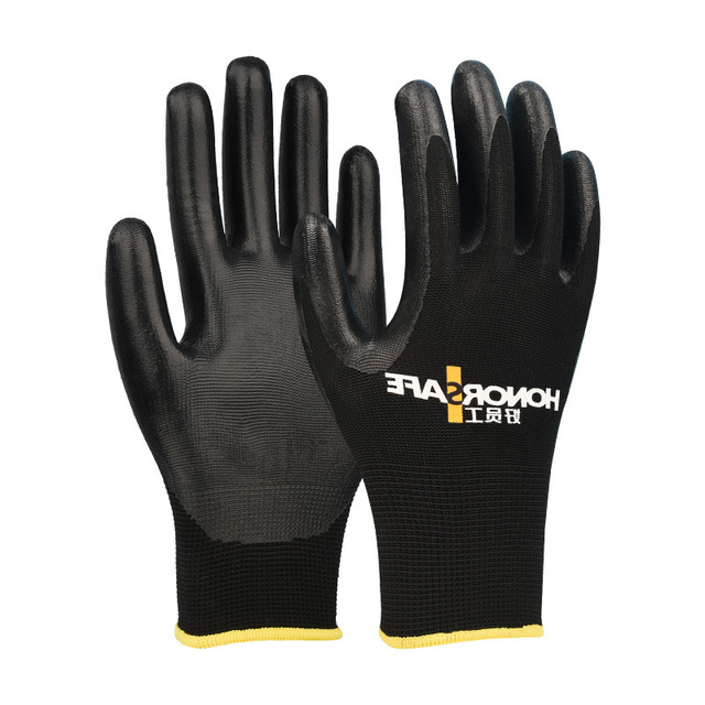 好員工N305耐摩耐油丁腈涂層勞保手套圖片2