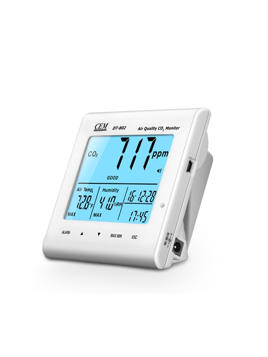 華盛昌DT-802臺式空氣二氧化碳監(jiān)測儀圖片2 華盛昌DT-802臺式空氣二氧化碳監(jiān)測儀圖片2