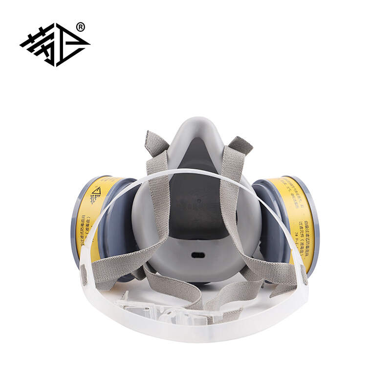 勞衛101A-7雙濾盒半面罩防毒面具圖片1