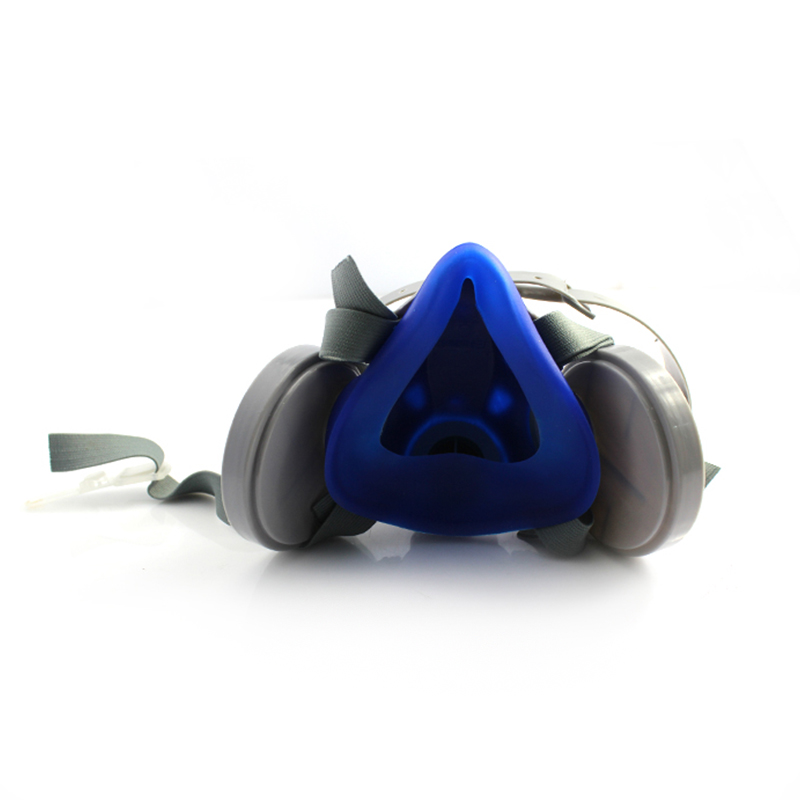 勞衛101E7雙濾盒半面罩防毒面具圖片2