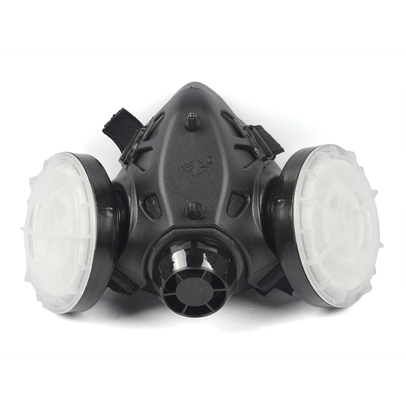 勞衛301-12雙濾盒半面罩防塵面具圖片1