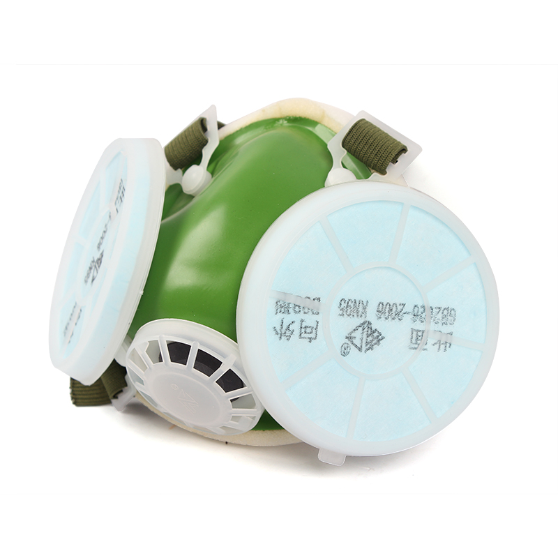 勞衛301-3雙濾盒半面罩防塵面具圖片3