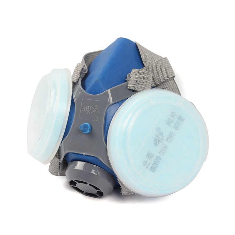 勞衛(wèi)302雙濾盒半面罩防塵面具圖片1