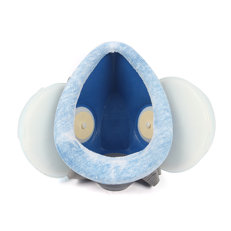 勞衛(wèi)302雙濾盒半面罩防塵面具圖片4