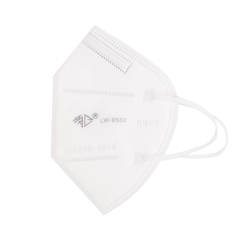 勞衛(wèi)9532帶閥折疊式防塵口罩圖片1